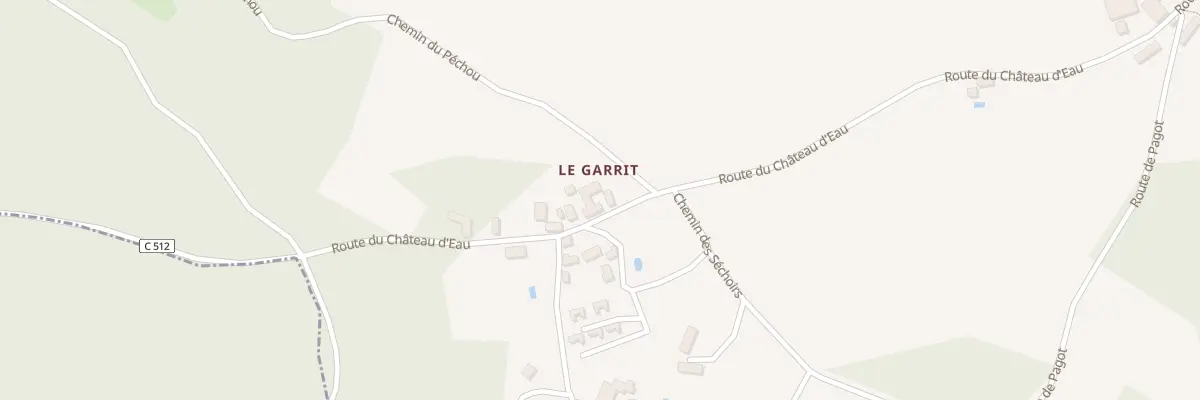 Plan du 16 Le Garrit Nord à Loubejac