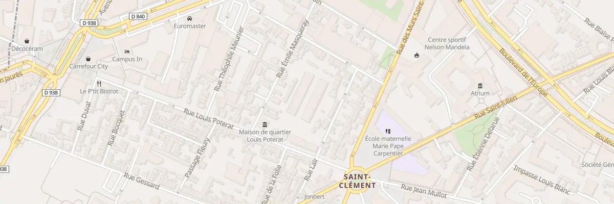 Plan du 8 Rue Louis Poterat à Rouen