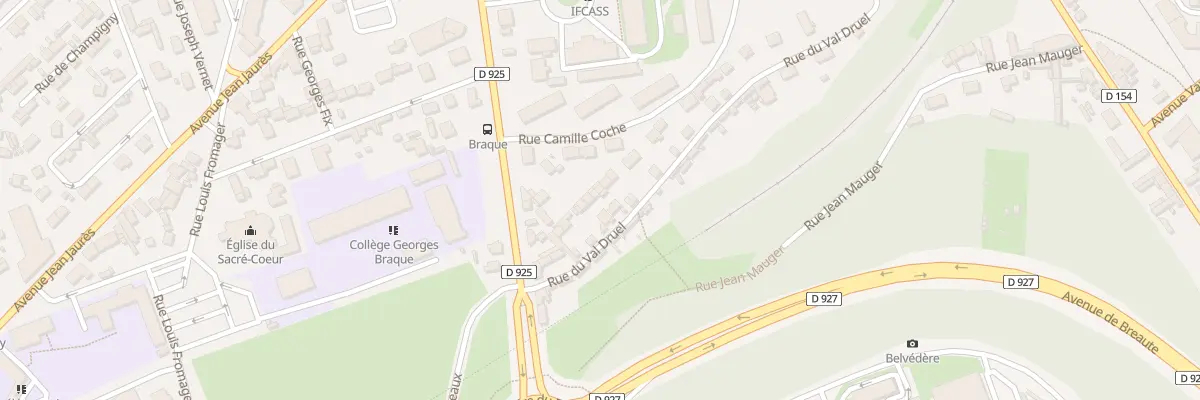 Plan du 11B Rue Val Druel à Dieppe