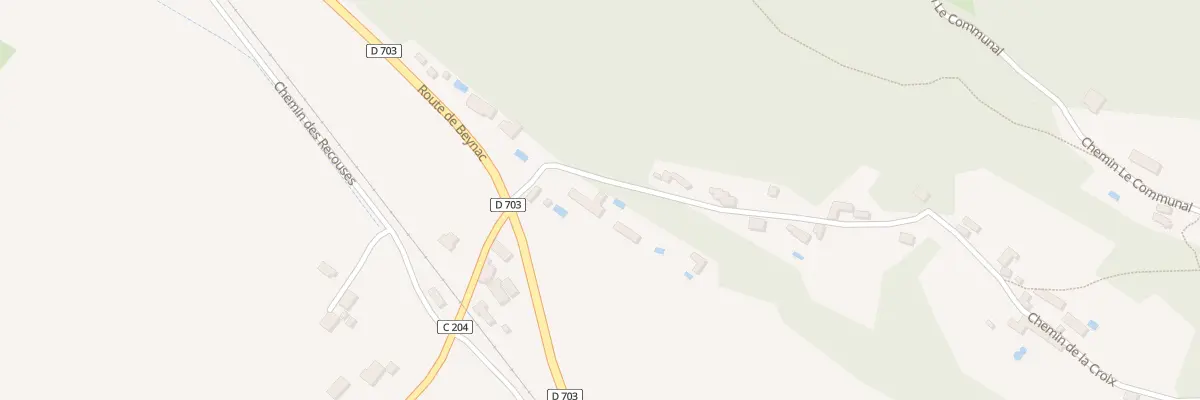 Plan du 2701 Rte de Beynac à Castels et Bézenac