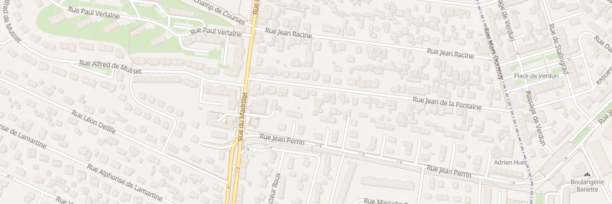 Plan du 8 Rue Jean de la Fontaine à Saint-Étienne-du-Rouvray