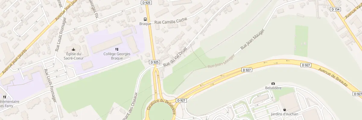 Plan du 8 Rue Val Druel à Dieppe