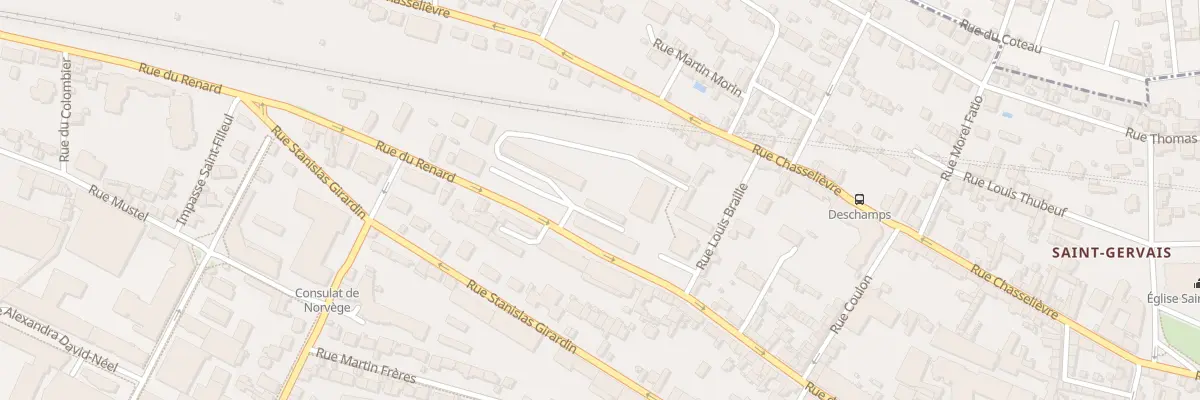 Plan du 134 Rue du Renard à Rouen