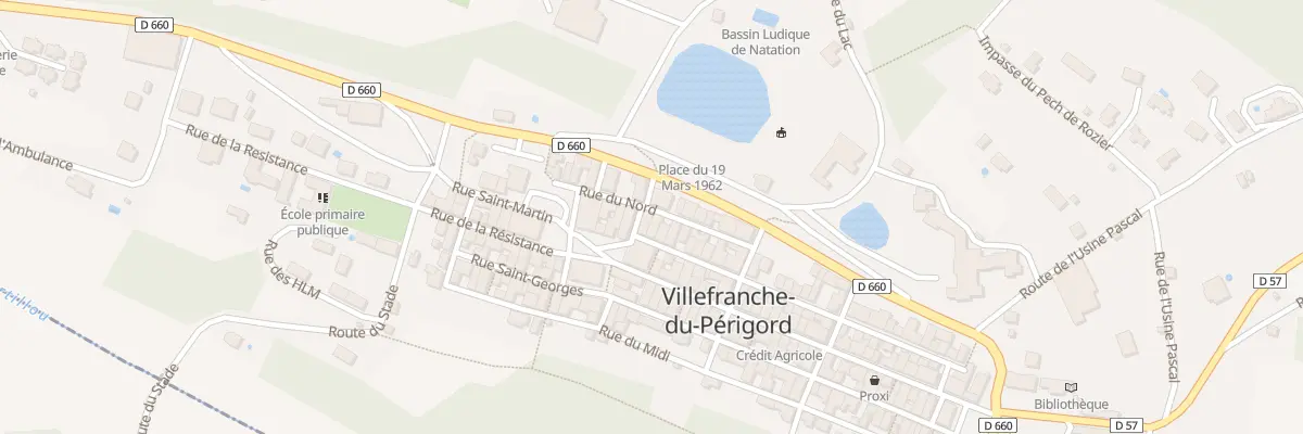 Plan du 47 Rue du Nord à Villefranche-du-Périgord