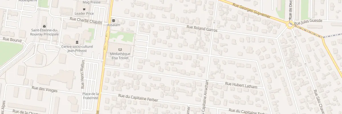 Plan du 6 Rue Nungesser et Coli à Saint-Étienne-du-Rouvray