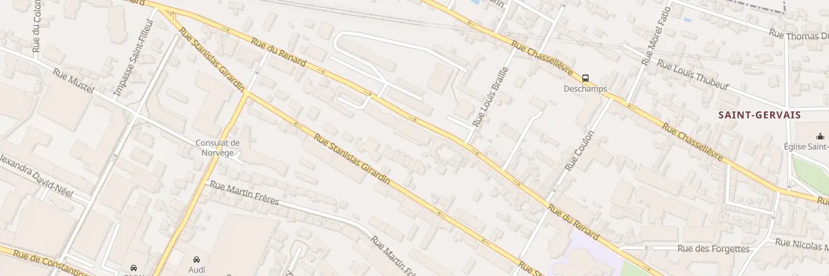 Plan du 149 Rue du Renard à Rouen