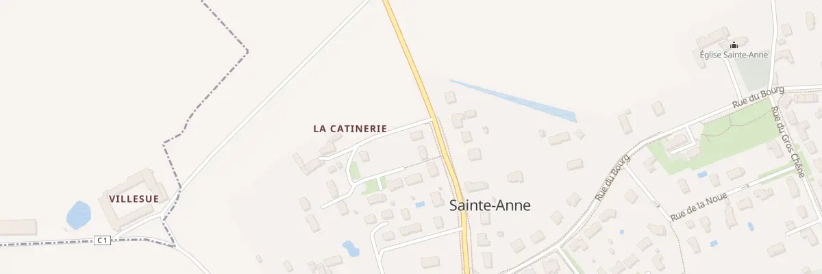 Plan du 1 La Catinerie à Sainte-Anne
