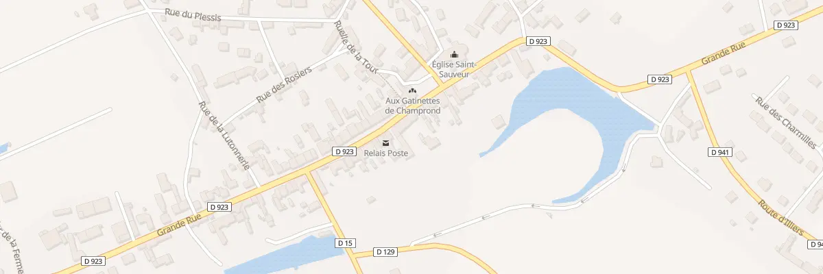 Plan du 34 Gr Grande Rue à Champrond-en-Gâtine