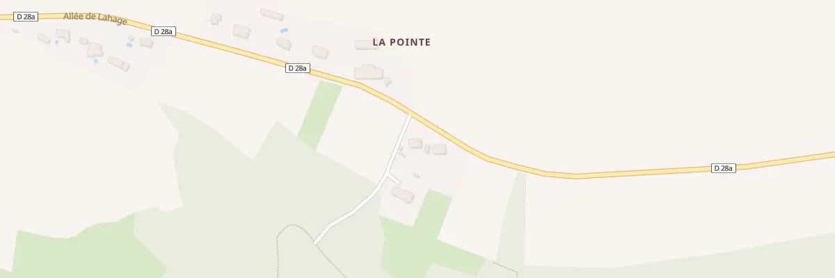 Plan du 1250 All de Lahage à Lahage