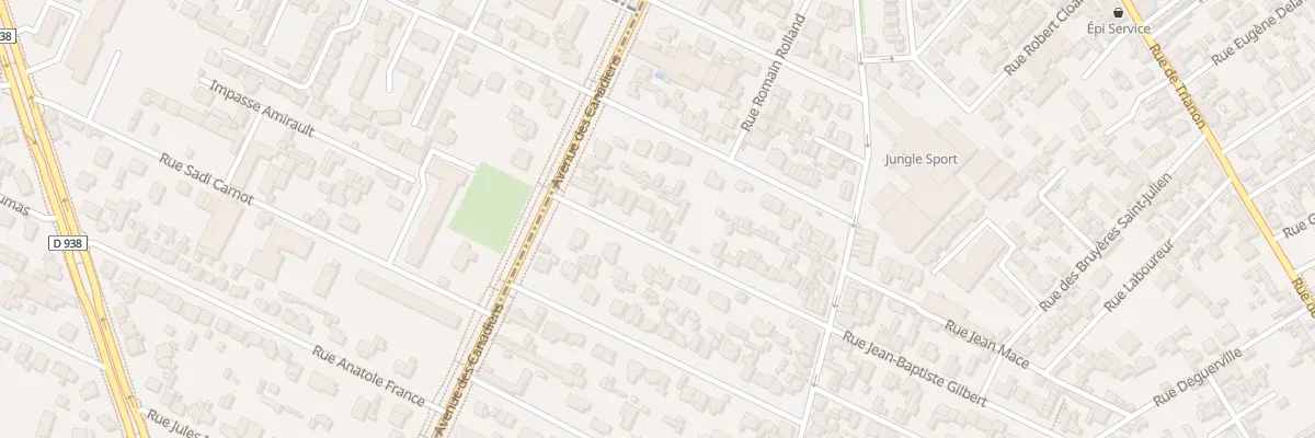 Plan du 7 Rue Jean-Bapt Gilbert à Sotteville-lès-Rouen