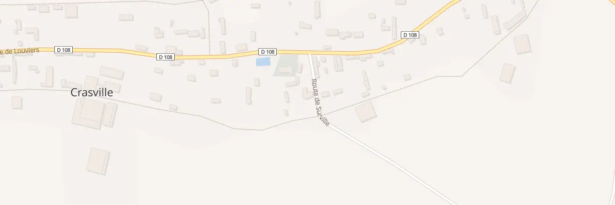 Plan du 2 Rte de Surville à Crasville