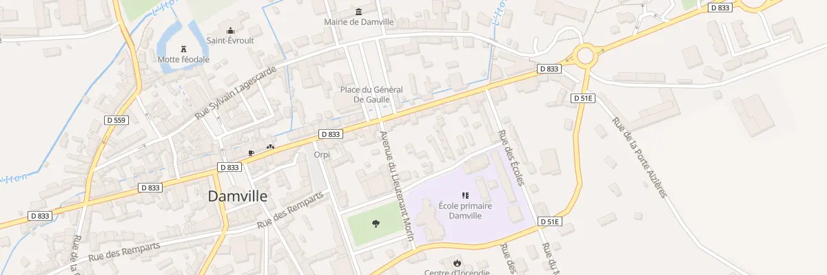 Plan du 44 Rue de Verdun à Mesnils-sur-Iton