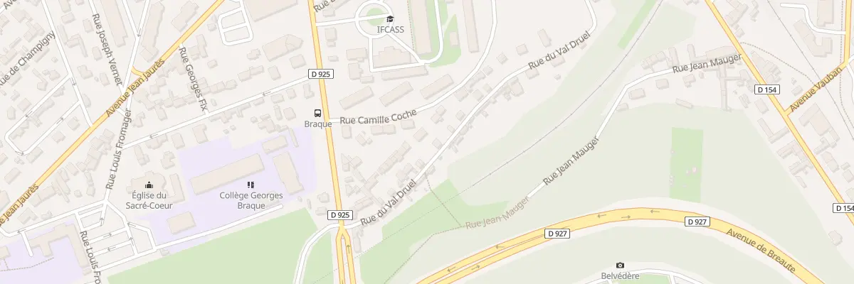 Plan du 19 Rue Val Druel à Dieppe