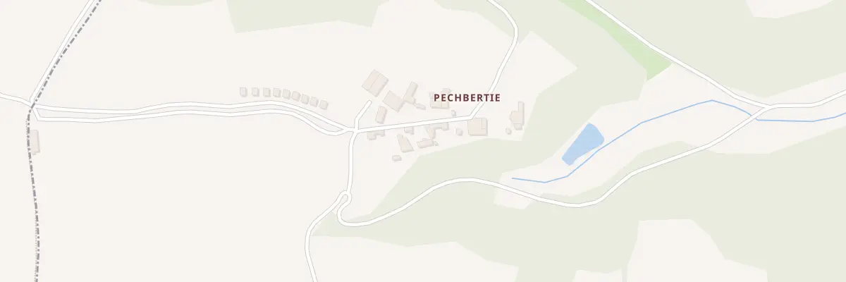 Plan du 5080 Pechbertie à Belvèze