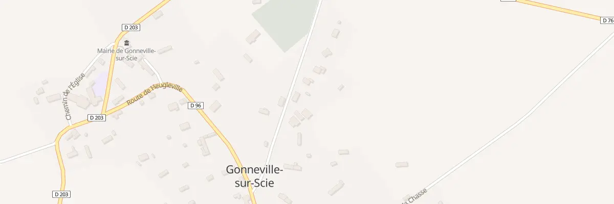 Plan du 158 Rte du Cimetiere à Gonneville-sur-Scie
