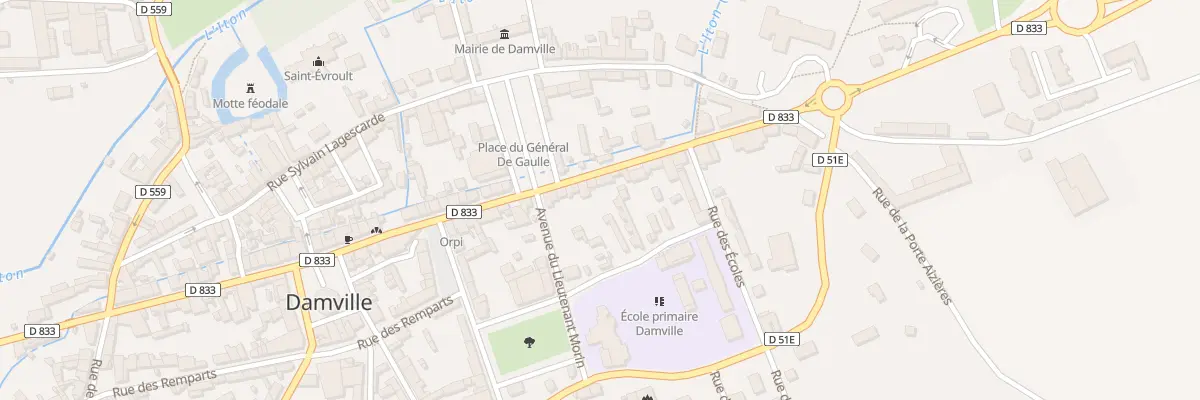 Plan du 48 Rue de Verdun à Mesnils-sur-Iton