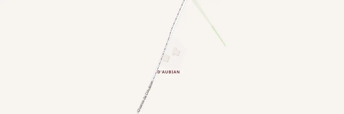 Plan du 45 D’Aubian à Garac