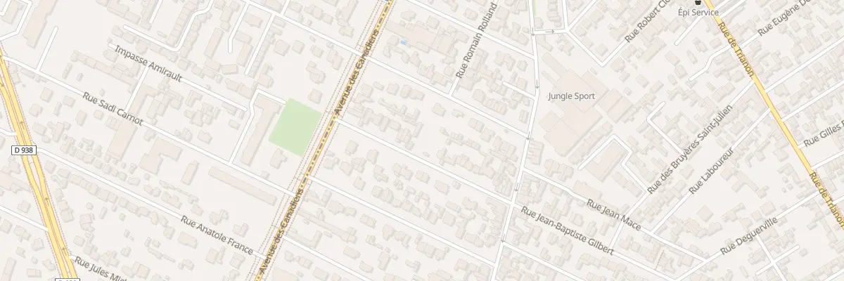 Plan du 13 Rue Jean-Bapt Gilbert à Sotteville-lès-Rouen