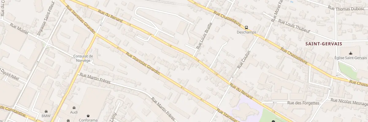 Plan du 139 Rue du Renard à Rouen