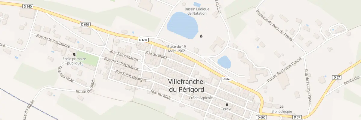 Plan du 26 Rue du Nord à Villefranche-du-Périgord