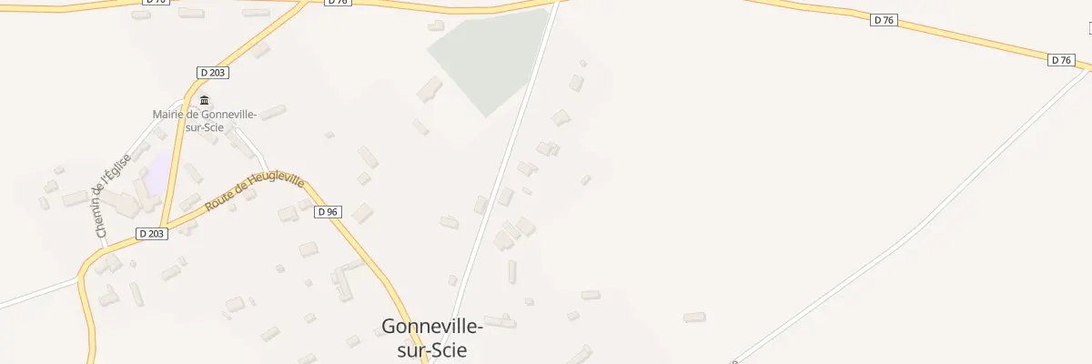 Plan du 200 Rte du Cimetiere à Gonneville-sur-Scie