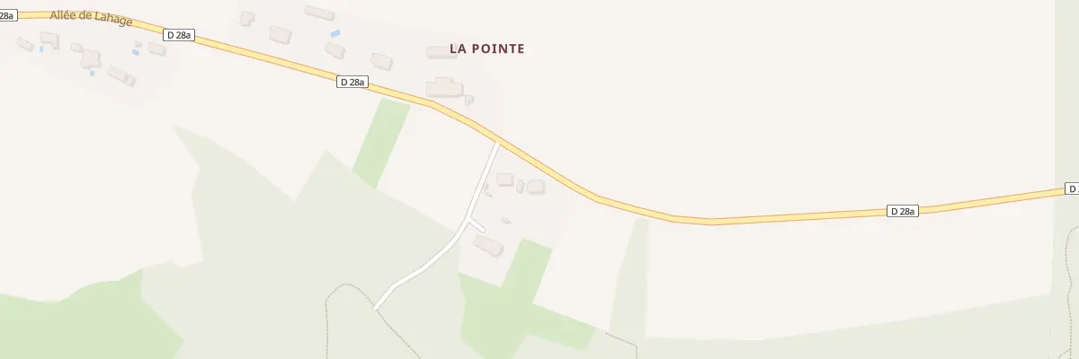 Plan du 1280 All de Lahage à Lahage