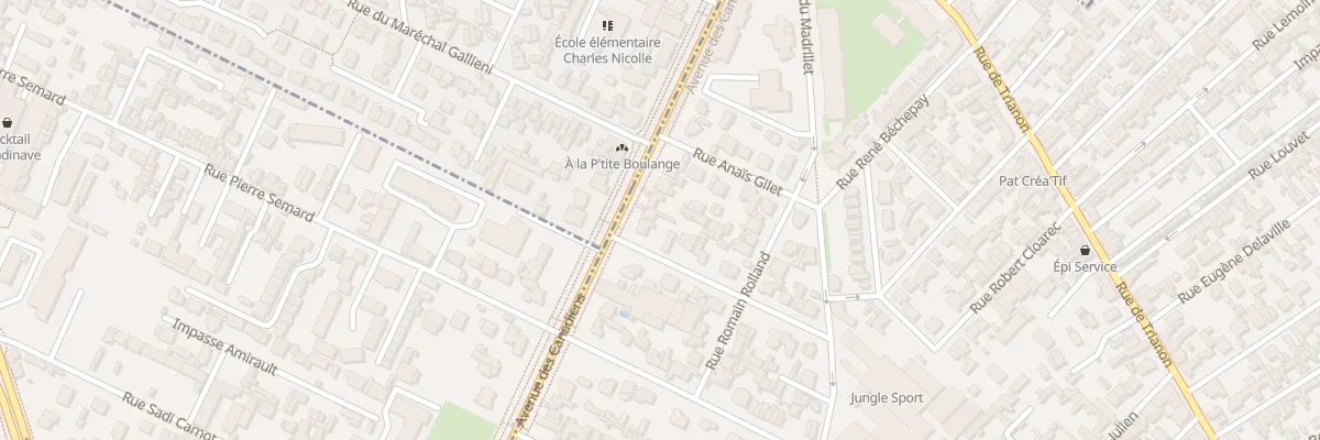 Plan du 21 Av des Canadiens à Sotteville-lès-Rouen