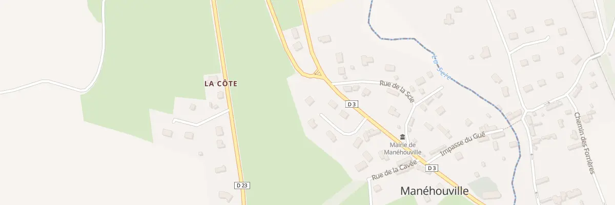 Plan du 8 Imp des Cerisiers à Manéhouville