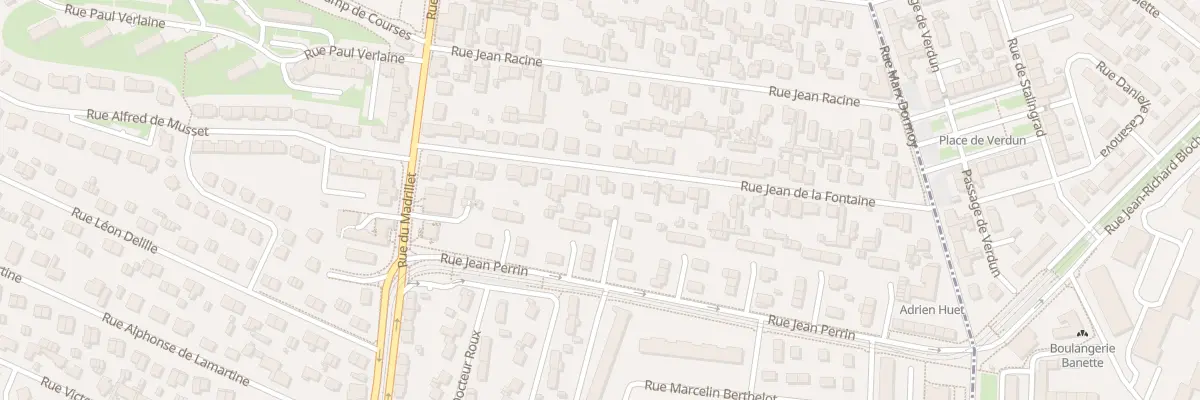Plan du 16 Rue Jean de la Fontaine à Saint-Étienne-du-Rouvray