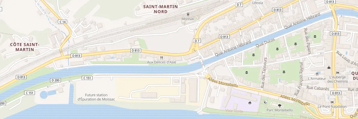 Plan du 3B Av de Gascogne à Moissac