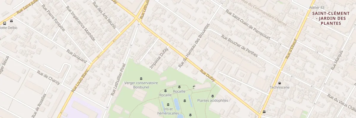 Plan du 7 Rue Dufay à Rouen