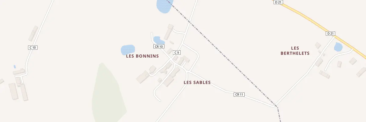 Plan du 5065 Les Bonnins à Cléré-du-Bois