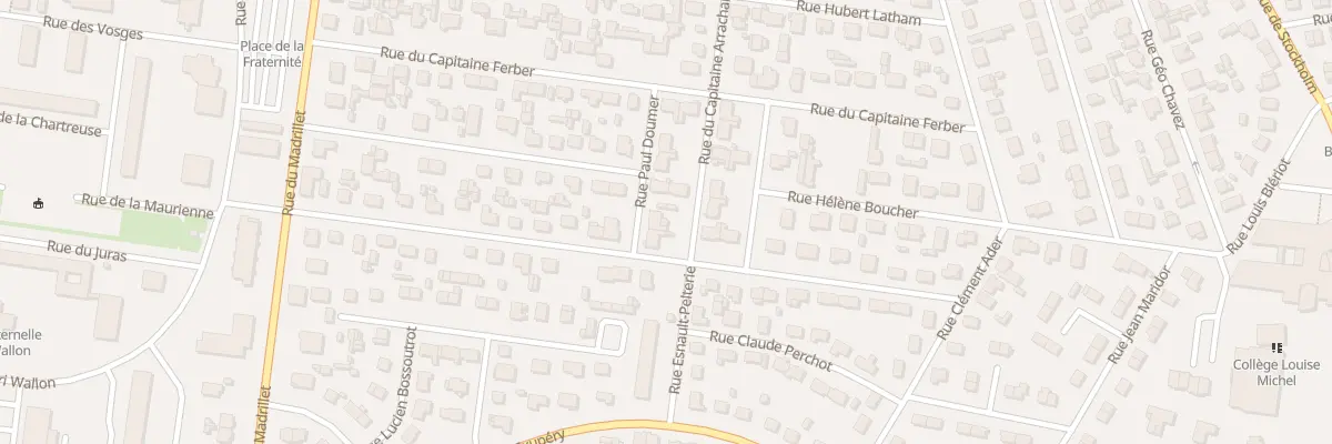 Plan du 7 Rue Paul Doumer à Saint-Étienne-du-Rouvray