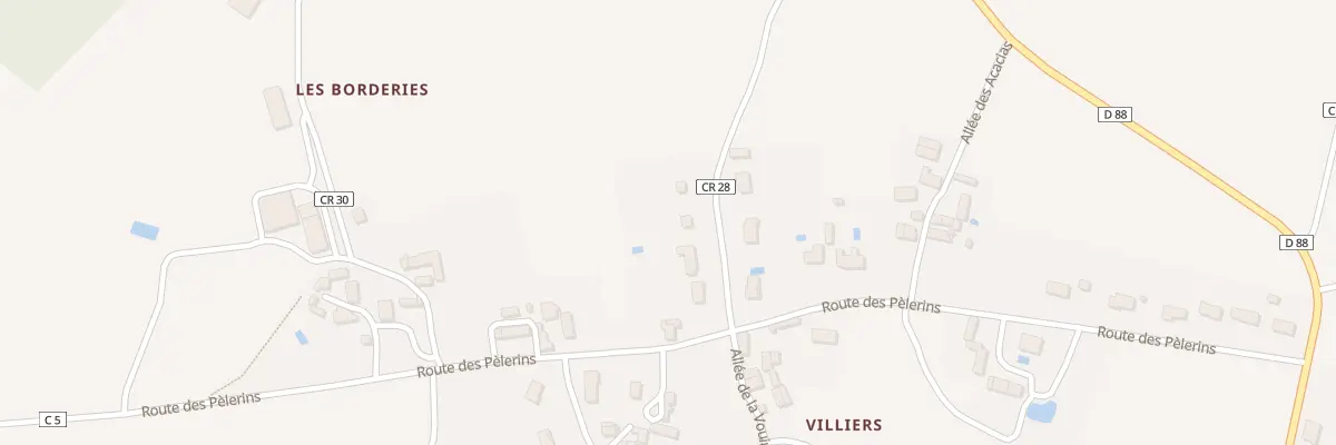 Plan du 5 All des Borderies à Mauvières