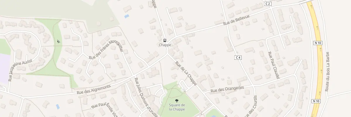 Plan du 247 Rue de la Chappe à Vendôme