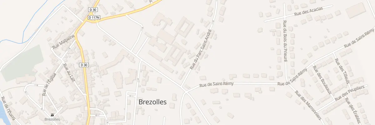 Plan du 7 Rue du Parc Saint-André à Brezolles