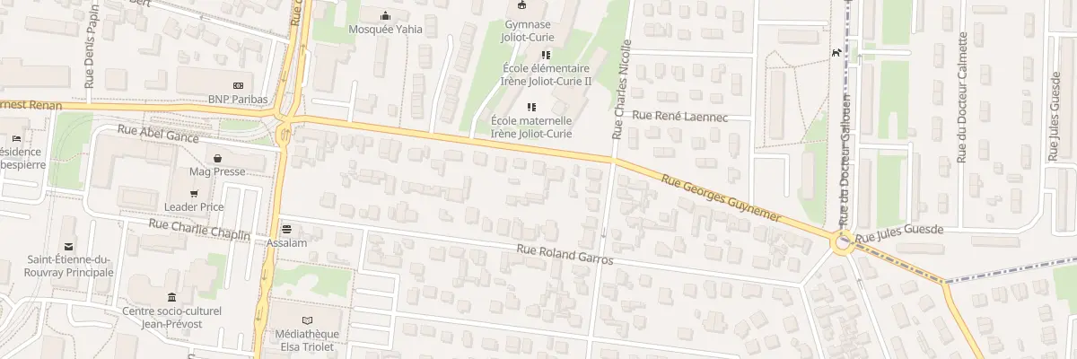 Plan du 24 Rue Guynemer à Saint-Étienne-du-Rouvray
