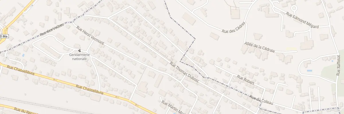 Plan du 88 Rue Thomas Dubosc à Rouen