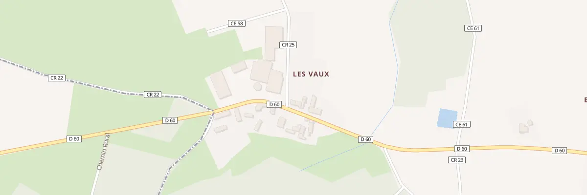 Plan du 5170 Les Vaux à Douadic