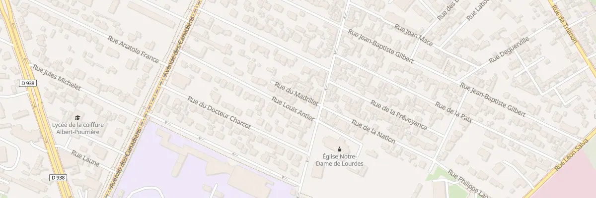 Plan du 64 Rue du Madrillet à Sotteville-lès-Rouen