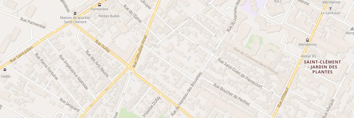 Plan du 60 Rue Boucher Perthes à Rouen