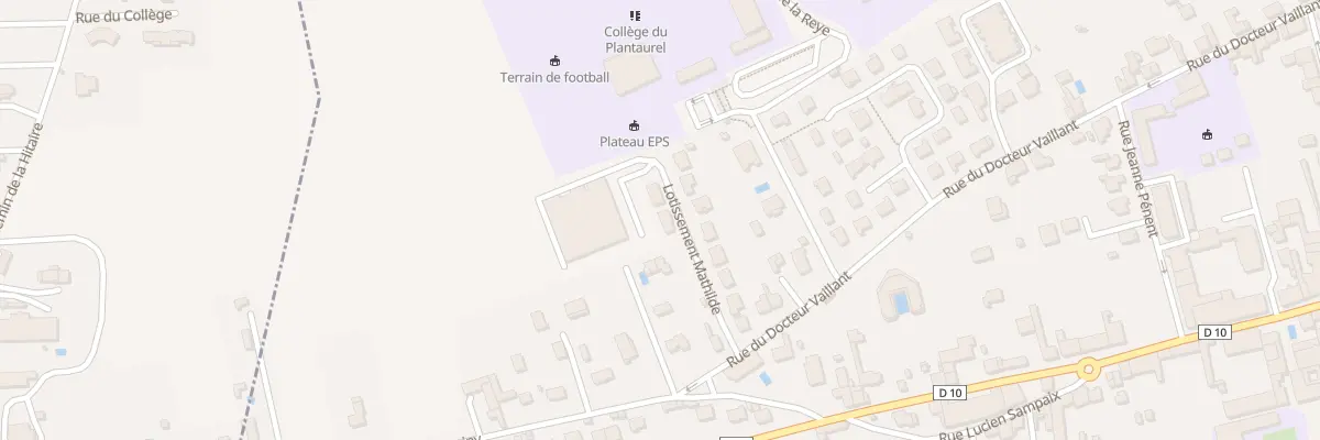 Plan du 5005F Rue du Docteur Vaillant à Cazères