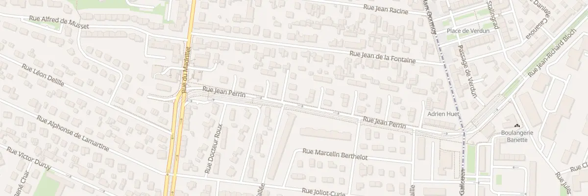 Plan du 29 Rue Jean Perrin à Saint-Étienne-du-Rouvray