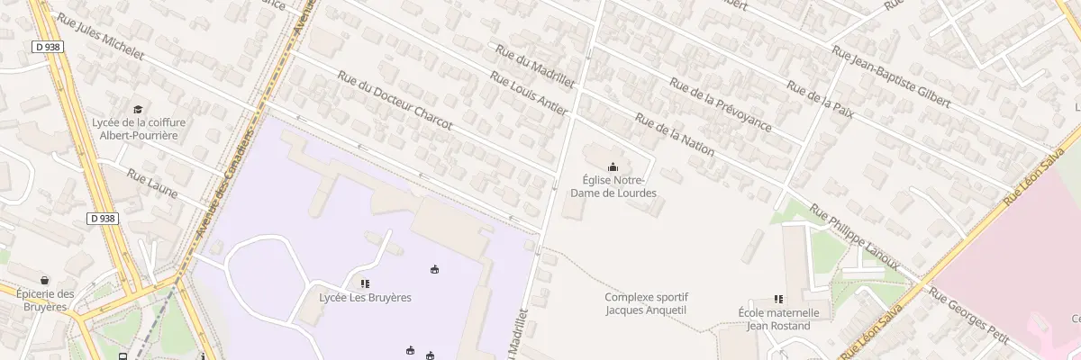 Plan du 72 Rue du Madrillet à Sotteville-lès-Rouen