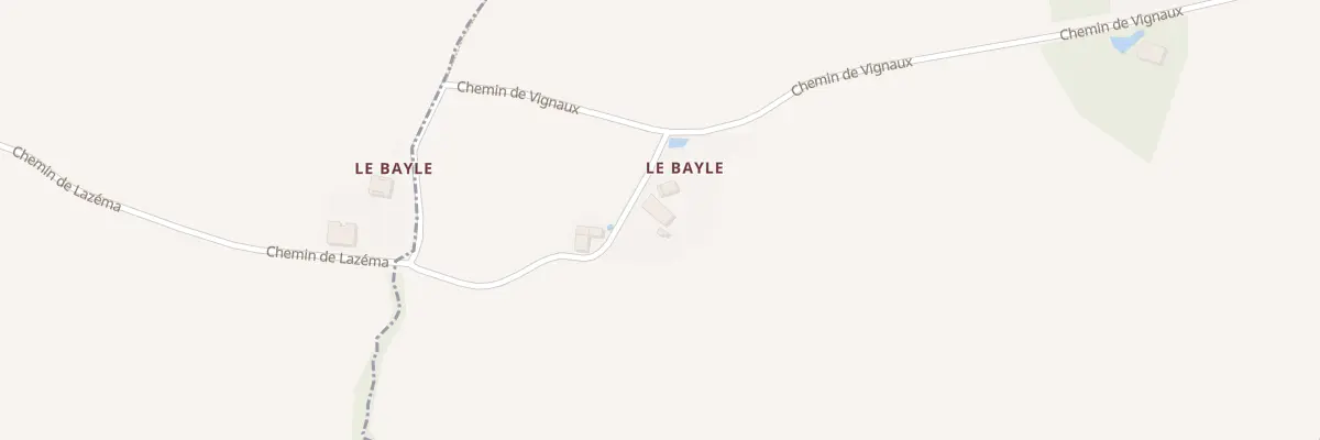 Plan du 47 Le Bayle à Garac