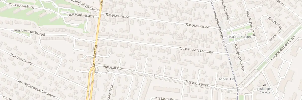 Plan du 20 Rue Jean de la Fontaine à Saint-Étienne-du-Rouvray