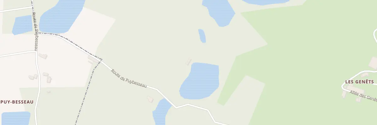 Plan du 1 Che de Puy Besseau à Ladignac-le-Long