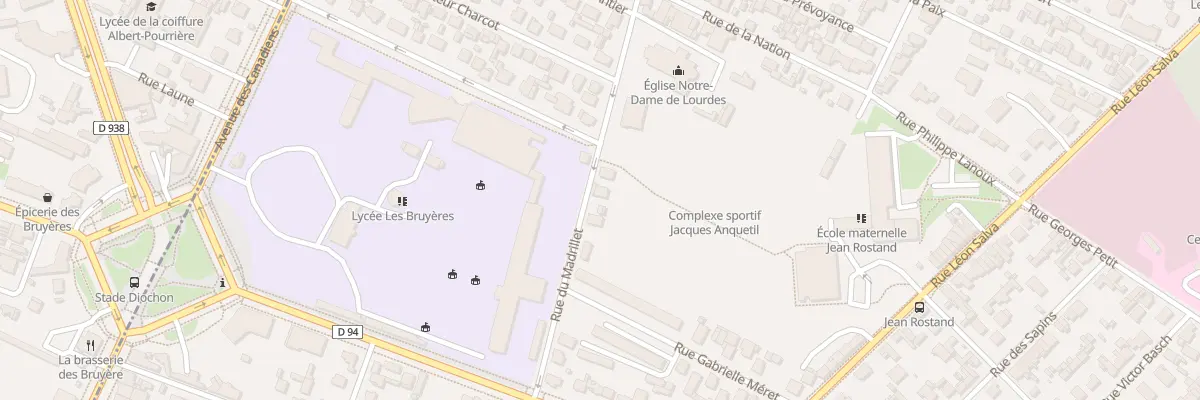 Plan du 59 Rue du Madrillet à Sotteville-lès-Rouen