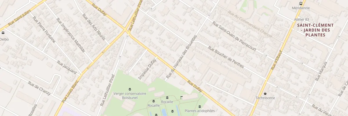 Plan du 30 Rue Dufay à Rouen