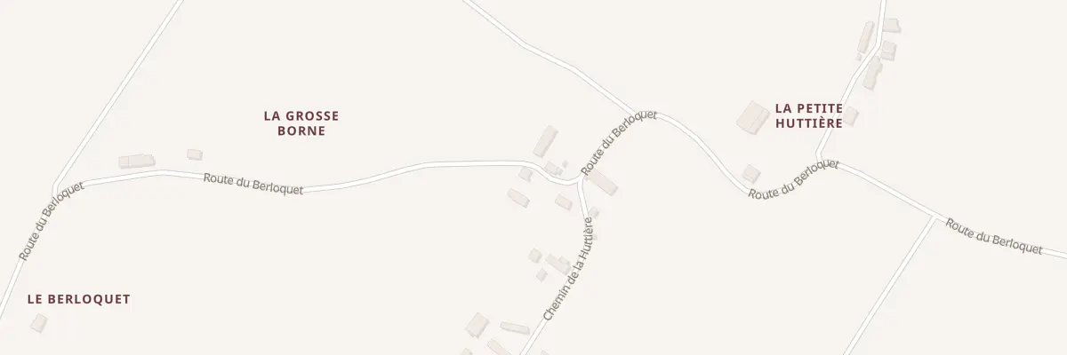 Plan du 306 La Grosse Borne à Genillé